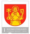 Finland 2016 - The Coat of arms of Lieto (Official Regional stamp)