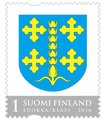 Finland 2016 - The Coat of arms of Loimaa (Official Regional stamp)