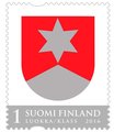 Finland 2016 - The Coat of arms of Muonio (Official Regional stamp) Finland 2016 - The Coat of arms of Muonio (Official Regional stamp)