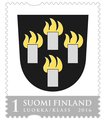 Finland 2016 - The Coat of arms of Suomussalmi (Official Regional stamp) Finland 2016 - The Coat of arms of Suomussalmi (Official Regional stamp)