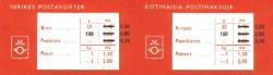 Finland 1968 - AV 4 Slot machine booklet CL7 cover (1970)