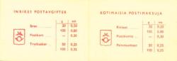 Finland 1972 - AV 5 E1a Slot machine booklet #1478 N