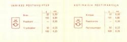 Finland 1973 - AV 5 E2 Slot machine booklet #1492 N