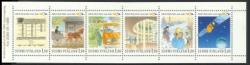 Finland 1988 - Finnish Postal Service, 350th Anniv. stamp booklet used