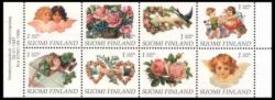 Finland 1997 - Greetings Stamps Angels postage stamp booklet, used