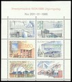 Finland 1986 - New Finnish Architecture stamp booklet pane First day cancell.