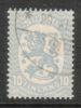 Finland 1924 - Coat of arms lion type m17, 10p gr.blue without wm, A perfor.