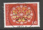 Finland 1988 - 1,40 mk Christmas 1988 1/2 - y paper - Nurmijärvi 13.12.88