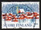 Suomi 1997 - Joulu 1997 1/3 - Talvinen kylämaisema - 87100 Kajaani 12.12.1997