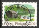 Finland 1989 - Chimneyless Log Sauna, x - Helsinki 3.10.90