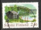 Finland 1977 - Chimneyless Log Sauna, y - Nilsiä 24.10.90