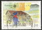 Finland 1990 - Europa CEPT 1990 1/2 Post office - Saarijärvi 16.10.90