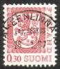 Suomi 1977 - Leijonamalli m75 0,30mk punainen - Hämeenlinna 26.1.87 Suomi 1977 - Leijonamalli m75 0,30mk punainen - Hämeenlinna 26.1.87