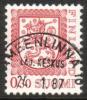 Suomi 1977 - Leijonamalli m75 0,30mk punainen - Hämeenlinna 24.1.87 Suomi 1977 - Leijonamalli m75 0,30mk punainen - Hämeenlinna 24.1.87