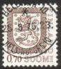 Finland 1975 - Coat of arms lion m75 0,70mk brown - Helsinki 25.8.75 23