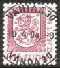 Finland 1978 - Coat of arms lion type m75 0,10 mk lilac - Vantaa 30, 10.4.84