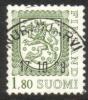 Finland 1988 - Coat of arms lion m75 1,80mk green - Nurmijärvi 17.10.88