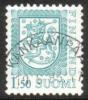 Finland 1985 - Coat of arms lion m75 1,50 mk l.blue - Hyvinkään PP, 10.6.85 17