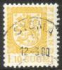 Finland 1979 - Coat of arms lion m75 1,10mk yellow - Sysmä 12.3.80