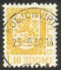 Finland 1979 - Coat of arms lion m75 1,10mk yellow - Koljonvirta 23.9.80 14