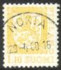 Finland 1979 - Coat of arms lion m75 1,10mk yellow - Nokia 28.4.80 16