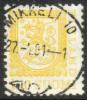 Finland 1979 - Coat of arms lion m75 1,10mk yellow - Mikkeli 27.4.81 -1