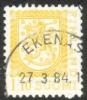 Finland 1979 - Coat of arms lion m75 1,10mk yellow - Tammisaari 27.3.84