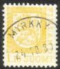 Suomi 1979 - Leijonamalli m75 1,10mk keltainen - Myrkky 24.10.80 Suomi 1979 - Leijonamalli m75 1,10mk keltainen - Myrkky 24.10.80