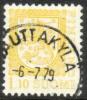 Suomi 1979 - Leijonamalli m75 1,10mk keltainen - Lauttakylä 6.7.79 Suomi 1979 - Leijonamalli m75 1,10mk keltainen - Lauttakylä 6.7.79