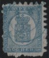 Suomi 1866 - Isohampaiset 20 penniä (hammastevikaa) ID 26548
