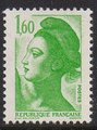 Ranska 1982 - Liberté 1,60 Ranska 1982 - Liberté 1,60