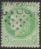 Ranska 1872 - Ceres 5 c perforated