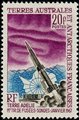 Ranskan Antarktis 1967 - Launching of the 1st space rocket (Dragon) from Adelie Ranskan Antarktis 1967 - Launching of the 1st space rocket (Dragon) from Adelie