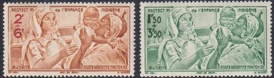 Ranskan Guayana 1942 - children’s welfare fund (2) Ranskan Guayana 1942 - children’s welfare fund (2)