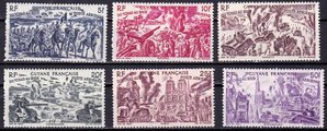 French Guiana 1946 - Chad to Rhine Issue (6)