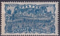 Ranskan Guayana 1904 - Cayenne 2Fr Ranskan Guayana 1904 - Cayenne 2Fr