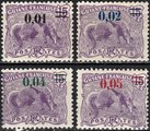 Ranskan Guayana 1922 - Great Anteater 15c Surcharged of the new values (4) Ranskan Guayana 1922 - Great Anteater 15c Surcharged of the new values (4)