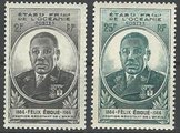 Ranskan Oseania 1945 - Governor-General Félix Eboué (1884-1944)(2) Ranskan Oseania 1945 - Governor-General Félix Eboué (1884-1944)(2)