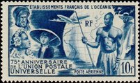 Ranskan Oseania 1949 - 75th Anniversary of the Universal Postal Union Ranskan Oseania 1949 - 75th Anniversary of the Universal Postal Union