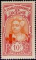 Ranskan Oseania 1915 - Red Cross Charity 1915 overprinted 10+5c without a line Ranskan Oseania 1915 - Red Cross Charity 1915 overprinted 10+5c without a line