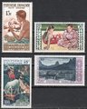 Ranskan Polynesia 1958 - Paintings and professions (4) Ranskan Polynesia 1958 - Paintings and professions (4)