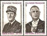French Polynesia 1971 - General De Gaulle (2) French Polynesia 1971 - General De Gaulle (2)