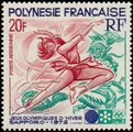 Ranskan Polynesia 1972 - Winter Olympics in Sapporo Japan Ranskan Polynesia 1972 - Winter Olympics in Sapporo Japan