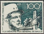 Ranskan Polynesia 1972 - Charles de Gaulle (1890-1970) Ranskan Polynesia 1972 - Charles de Gaulle (1890-1970)