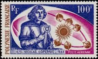 Ranskan Polynesia 1973 - 500th anniv. of the birth of N. Copernicus