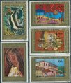French Polynesia 1975 - Paintings of Polynesian artists (5) French Polynesia 1975 - Paintings of Polynesian artists (5)