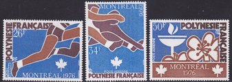 Ranskan Polynesia 1976 - Summer Olympics, Montreal (3)