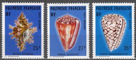 Ranskan Polynesia 1977 - Shells (3) Ranskan Polynesia 1977 - Shells (3)