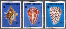 Ranskan Polynesia 1977 - Shells (3)