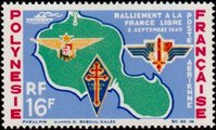 Ranskan Polynesia 1964 - The freedom of France